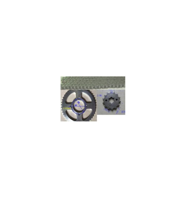 KIT CATALINA PIÑON Y CADENA XTZ (428*14T*49T/428*128L