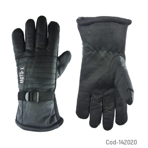 Guante Para Moto De Cuero Contra El Frio